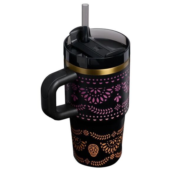 Día de Los Muertos Day of the dead Stanley Quencher Tumbler 20 oz NWT - - Picture 2 of 3